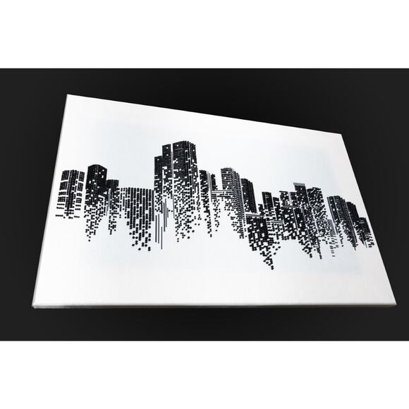 Bead Embroidery Kit Miniart Craft 66005-4 The City DIY Modern Art Handmade Decor - Picture 5 of 6